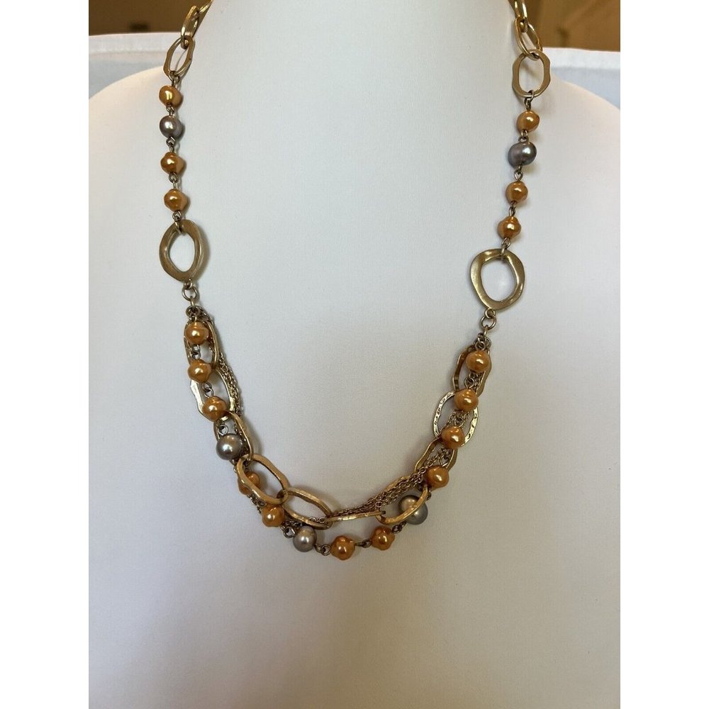 Vintage Premier Designs Fresh Water Pearls Necklace Bracelet Earrings